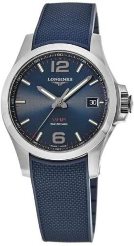 Longines Herrklocka L3.716.4.96.9 Conquest V.H.P Blå/Gummi Ø41 mm