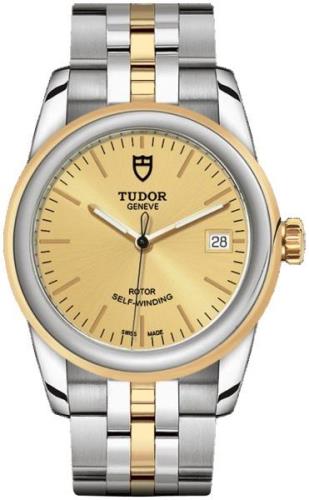 Tudor M55003-0005 Glamour Date Gulguldstonad/Gulguldtonat stål Ø36