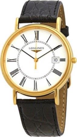 Longines Herrklocka L4.790.2.11.2 Presences Vit/Läder Ø38.5 mm