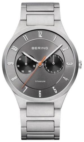 Bering Herrklocka 11539-779 Titanium Silverfärgad/Titan Ø39 mm