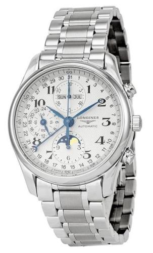 Longines Herrklocka L2.673.4.78.6 Master Silverfärgad/Stål Ø40 mm