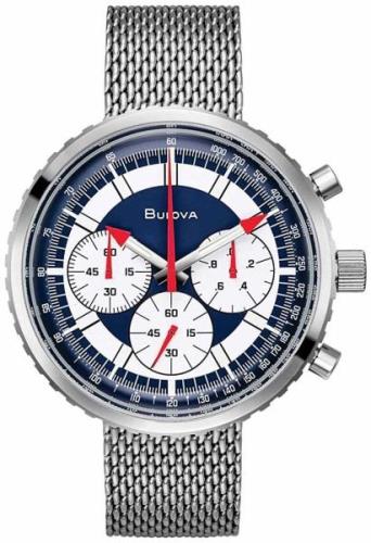 Bulova Herrklocka 96K101 Blå/Stål Ø46 mm