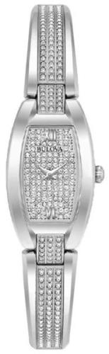 Bulova Damklocka 96L235 Kristallinfattad/Stål