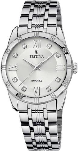 Festina Damklocka F16940-A Silverfärgad/Stål Ø33 mm