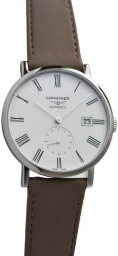 Longines Herrklocka L4.812.4.11.2 Elegant Vit/Läder Ø39 mm