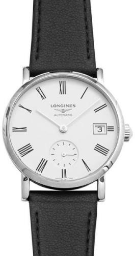 Longines Damklocka L4.312.4.11.0 Elegant Vit/Läder Ø34.5 mm