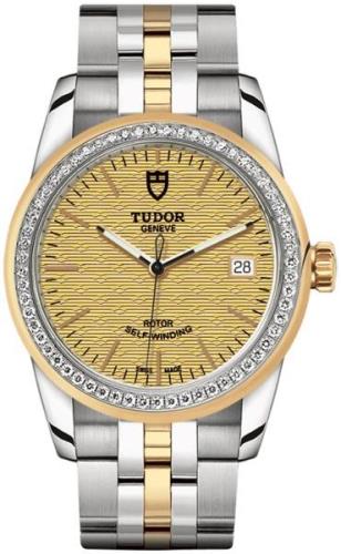 Tudor M55023-0027 Glamour Date Gulguldstonad/Gulguldtonat stål Ø36