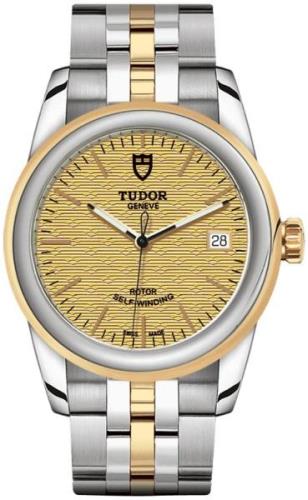 Tudor M55003-0003 Glamour Date Gulguldstonad/Gulguldtonat stål Ø36