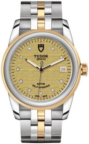 Tudor M55003-0004 Glamour Date Gulguldstonad/Gulguldtonat stål Ø36