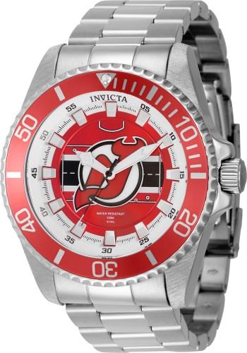 Invicta Herrklocka 42253 NHL Röd/Stål Ø47 mm