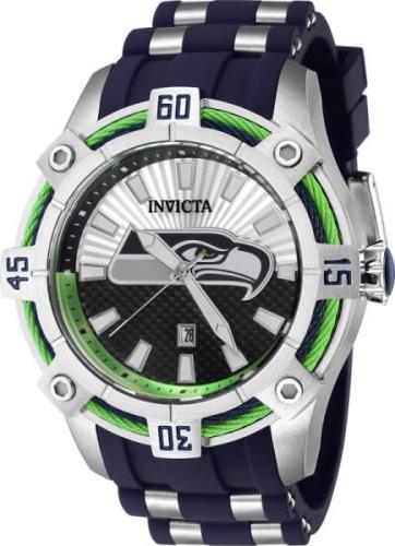 Invicta Herrklocka 42061 NFL Silverfärgad/Stål Ø40 mm