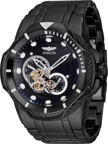 Invicta Herrklocka 39929 Bolt Svart/Stål Ø51 mm