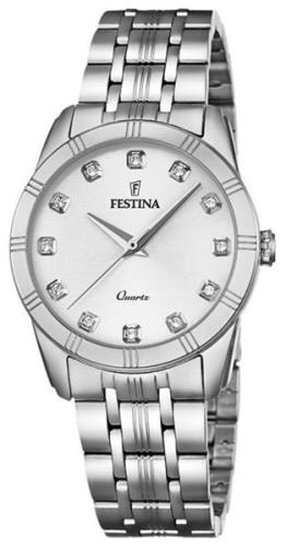 Festina Damklocka F16940-1 Vit/Stål Ø32 mm