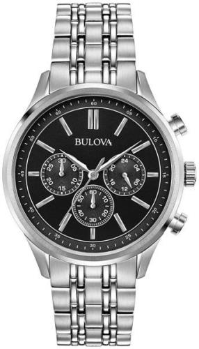 Bulova Herrklocka 96A211 Svart/Stål Ø42 mm