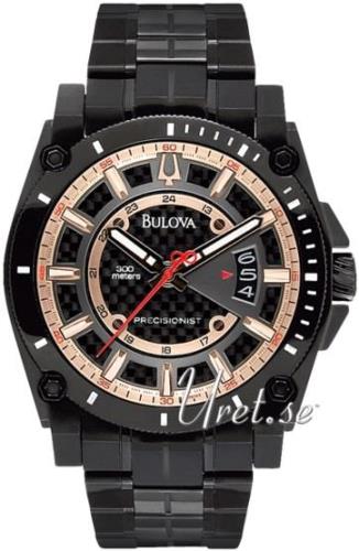 Bulova Herrklocka 98B143 Precisionist Grå/Stål Ø46 mm