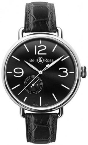 Bell & Ross Herrklocka BRWW197-BL-ST WW1 Svart/Läder Ø45 mm
