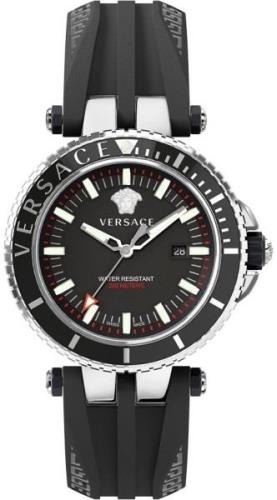 Versace Herrklocka VEAK00118 V Race Diver Svart/Plast Ø46 mm