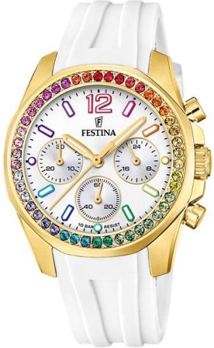 Festina Damklocka F20650-2 Other Silverfärgad/Plast Ø38 mm