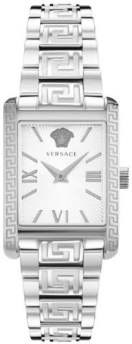Versace Damklocka VE1C00722 Tonneau Silverfärgad/Stål Ø33 mm