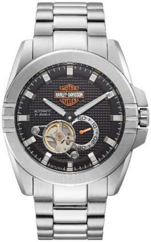 Bulova Herrklocka 76A166 Harley-Davidson Svart/Stål Ø44 mm