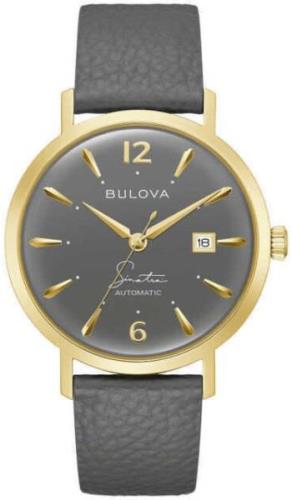 Bulova Herrklocka 97B203 Sinatra Grå/Läder Ø41 mm