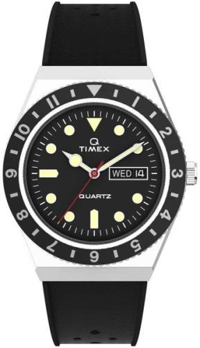 Timex TW2V32000 Q Svart/Gummi Ø38 mm