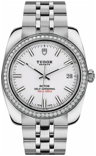 Tudor Herrklocka 21020-0010 Classic Date Vit/Stål Ø38 mm