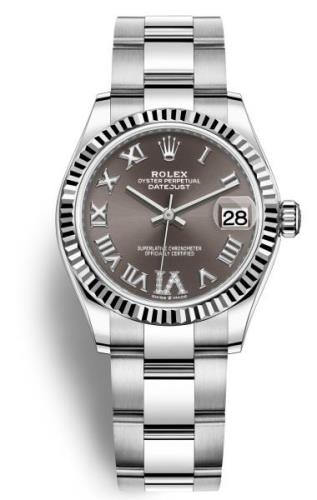 Rolex Damklocka 278274-0027 Datejust 31 Grå/Stål Ø31 mm