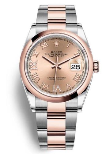 Rolex Herrklocka 126201-0028 Datejust 36 Champagnefärgad/Stål Ø36