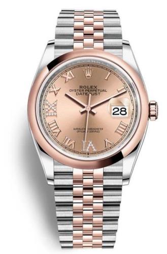 Rolex Herrklocka 126201-0027 Datejust 36 Champagnefärgad/Stål Ø36