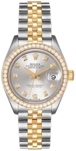 Rolex Damklocka 279383RBR-0007 Lady-Datejust 28 Silverfärgad/18