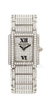 Patek Philippe Damklocka 4908/50G/012 Twenty~4 Diamantinfattad/18