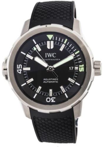 IWC Herrklocka IW329001 Aquatimer Svart/Gummi Ø42 mm