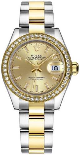 Rolex Damklocka 279383RBR-0002 Lady-Datejust 28 Gulguldstonad/18