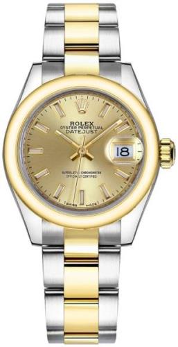 Rolex Damklocka 279163-0002 Lady-Datejust 28 Gulguldstonad/18 karat