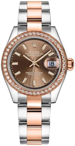 Rolex Damklocka 279381RBR-0018 Lady-Datejust 28 Brun/18 karat