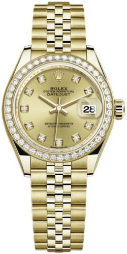 Rolex Damklocka 279138RBR-0024 Lady-Datejust 28 Gulguldstonad/18