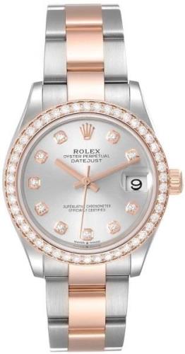 Rolex Damklocka 278381RBR-0015 Datejust 31 Silverfärgad/18 karat