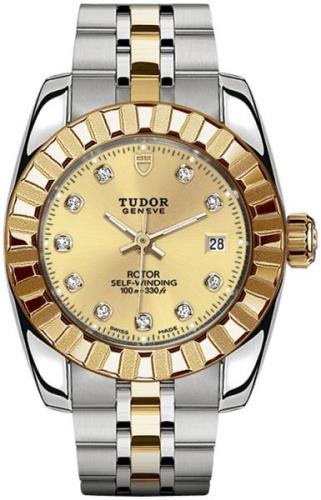 Tudor Damklocka 22013-0007 Classic Date Gulguldstonad/Gulguldtonat