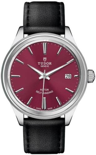 Tudor 12500-0012 Style Röd/Läder Ø38 mm