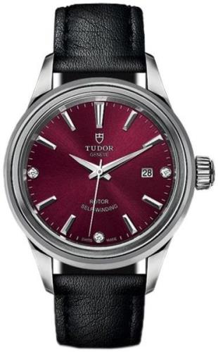 Tudor Damklocka 12100-0016 Style Röd/Läder Ø28 mm