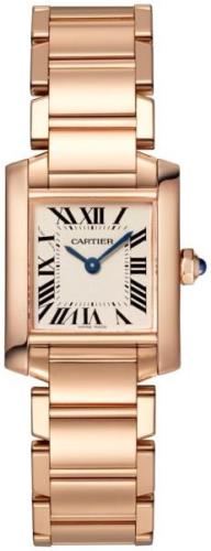 Cartier Damklocka WGTA0029 Tank Francaise Silverfärgad/18 karat