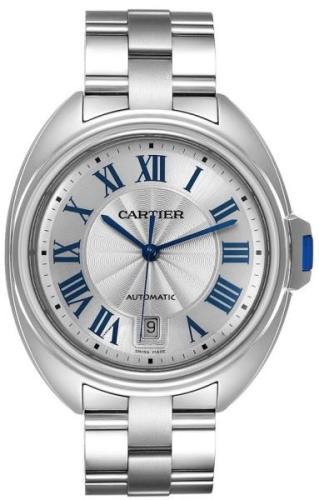 Cartier Herrklocka WSCL0007 Calibre de Silverfärgad/Stål Ø40 mm