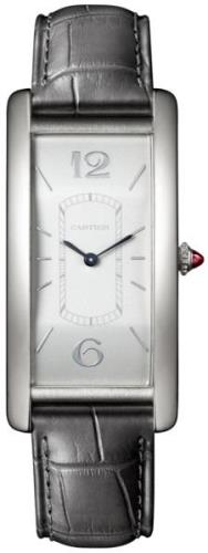 Cartier Damklocka WGTA0027 Tank Cintree Silverfärgad/Läder