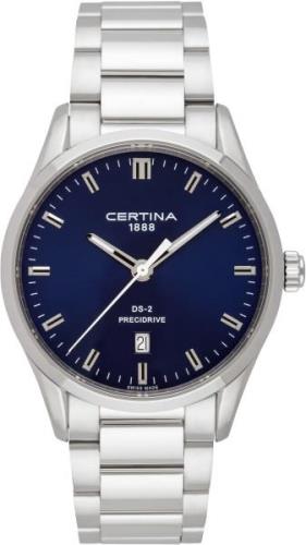 Certina Herrklocka C024.410.11.041.20 DS 2 Blå/Stål Ø40 mm