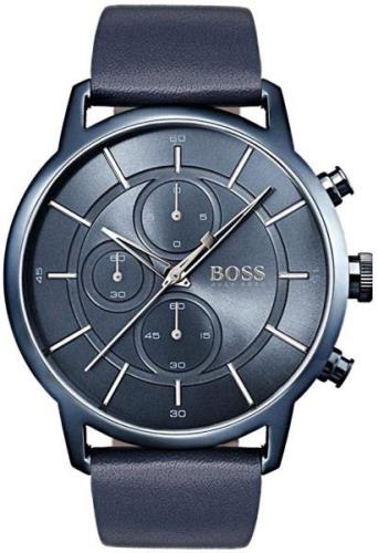 Hugo Boss Architecture Herrklocka 1513575 Blå/Läder Ø44 mm