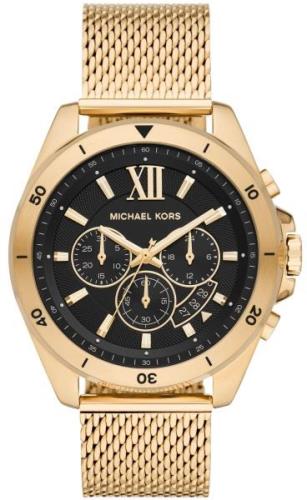 Michael Kors Brecken Herrklocka MK8867 Svart/Guldtonat stål Ø45 mm