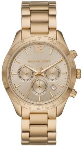 Michael Kors Layton Damklocka MK6795 Guldtonad/Guldtonat stål Ø42 mm