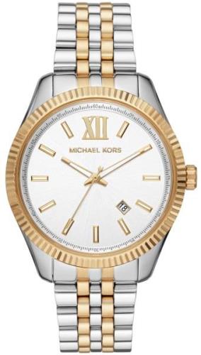 Michael Kors Lexington Herrklocka MK8752 Vit/Guldtonat stål Ø42 mm