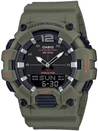 Casio Collection Herrklocka HDC-700-3A2VEF Svart/Resinplast Ø48.8 mm